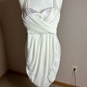 White formal dress